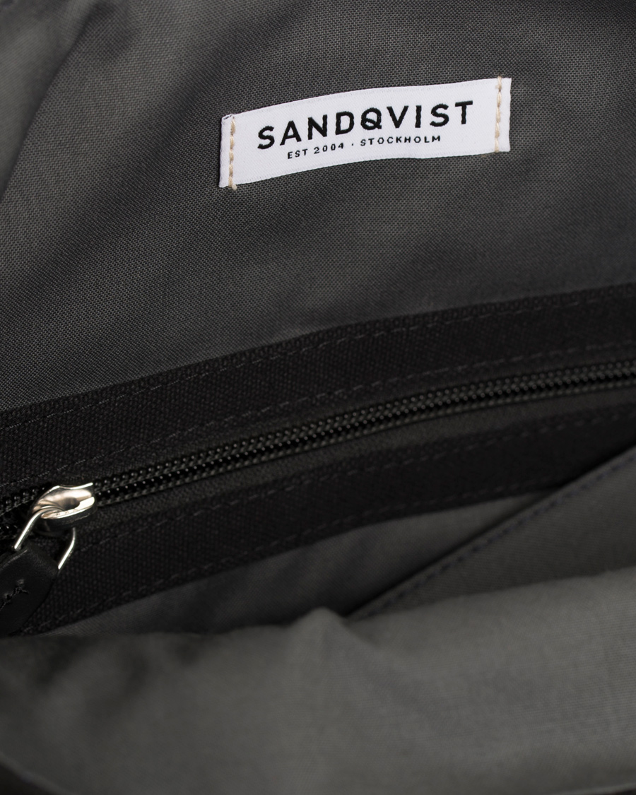 Herr | Sandqvist Hege Canvas Backpack Black | Sandqvist | Hege Canvas Backpack Black