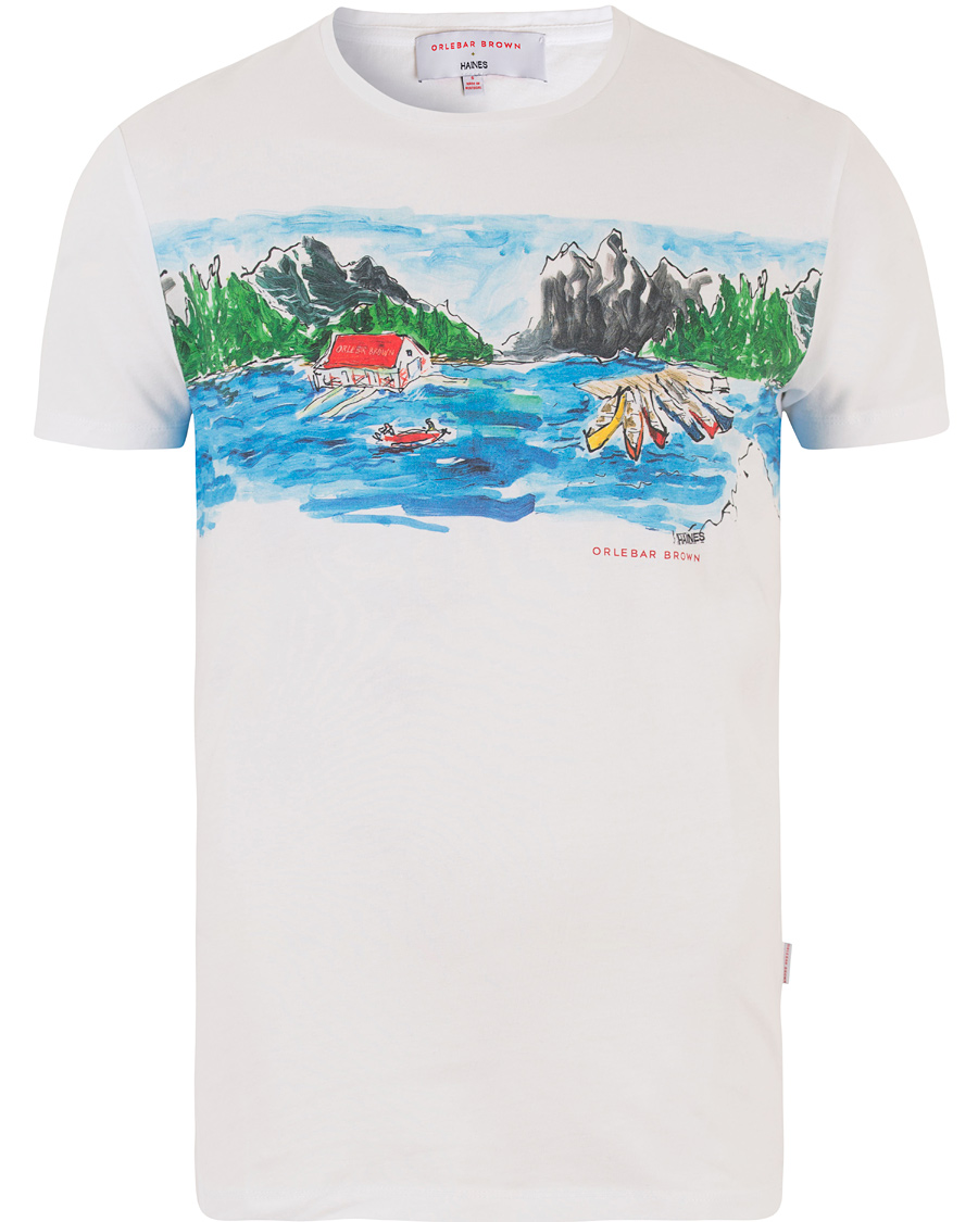 Herr | T-Shirts | Orlebar Brown | OB Crew Neck Tee Richard Haines Canoe Canoodle