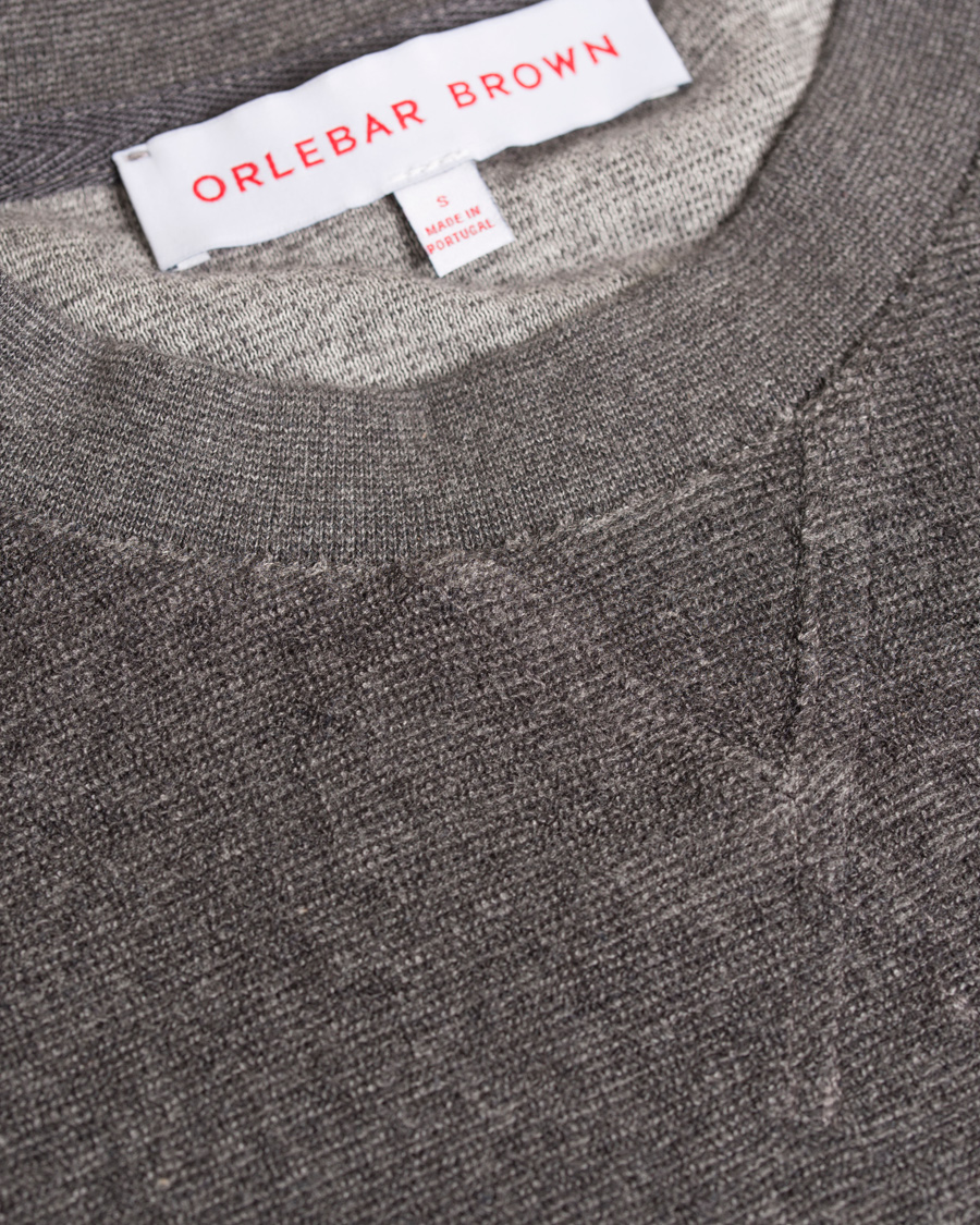 Herr | Tröjor | Orlebar Brown | Pierce Toweling Sweater Fossil Melange