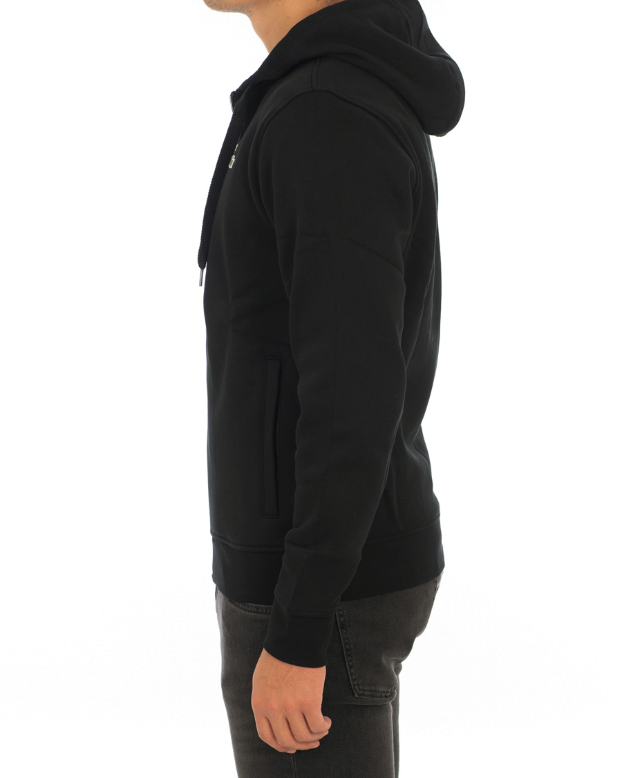 Herr | Tröjor | Lacoste | Full Zip Hoodie Sweatshirt Noir