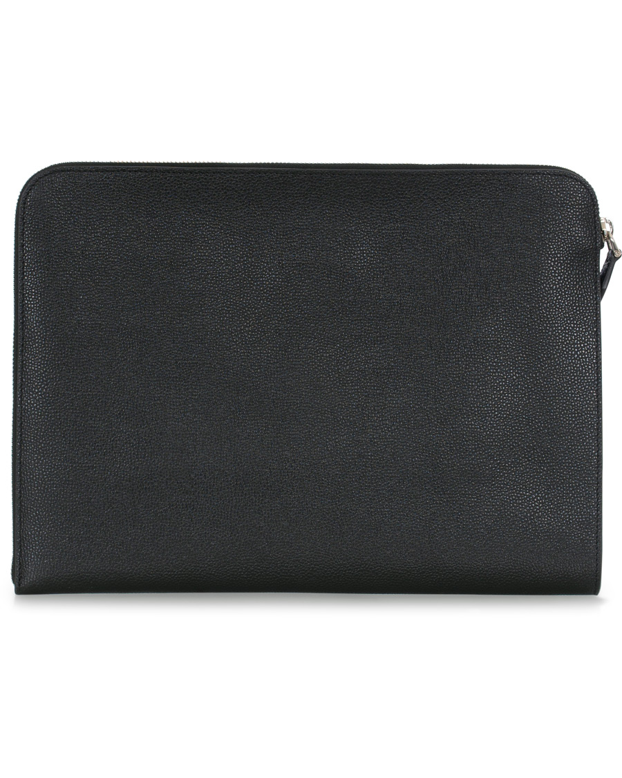 Herr | Tod's Tuc Document Case Grained Black | Tod's | Tuc Document Case Grained Black