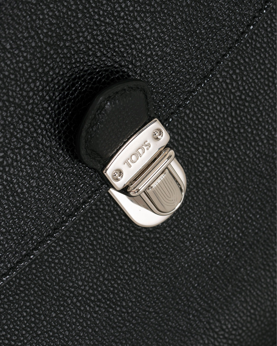 Herr | Tod's Tuc Document Case Grained Black | Tod's | Tuc Document Case Grained Black