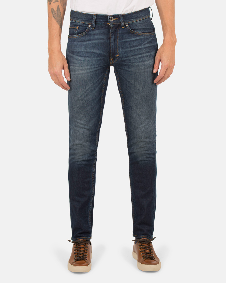 Herr | Jeans | Tiger of Sweden Jeans | Straw Reign Jeans Dark Blue
