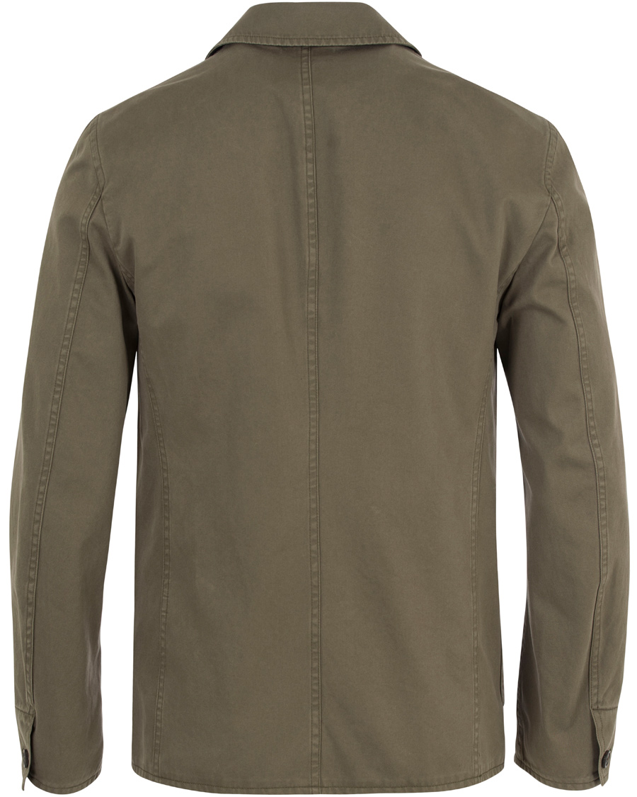 Herr | Kavajer | Gieves & Hawkes | Canvas Patch Pocket Blazer Olive Green