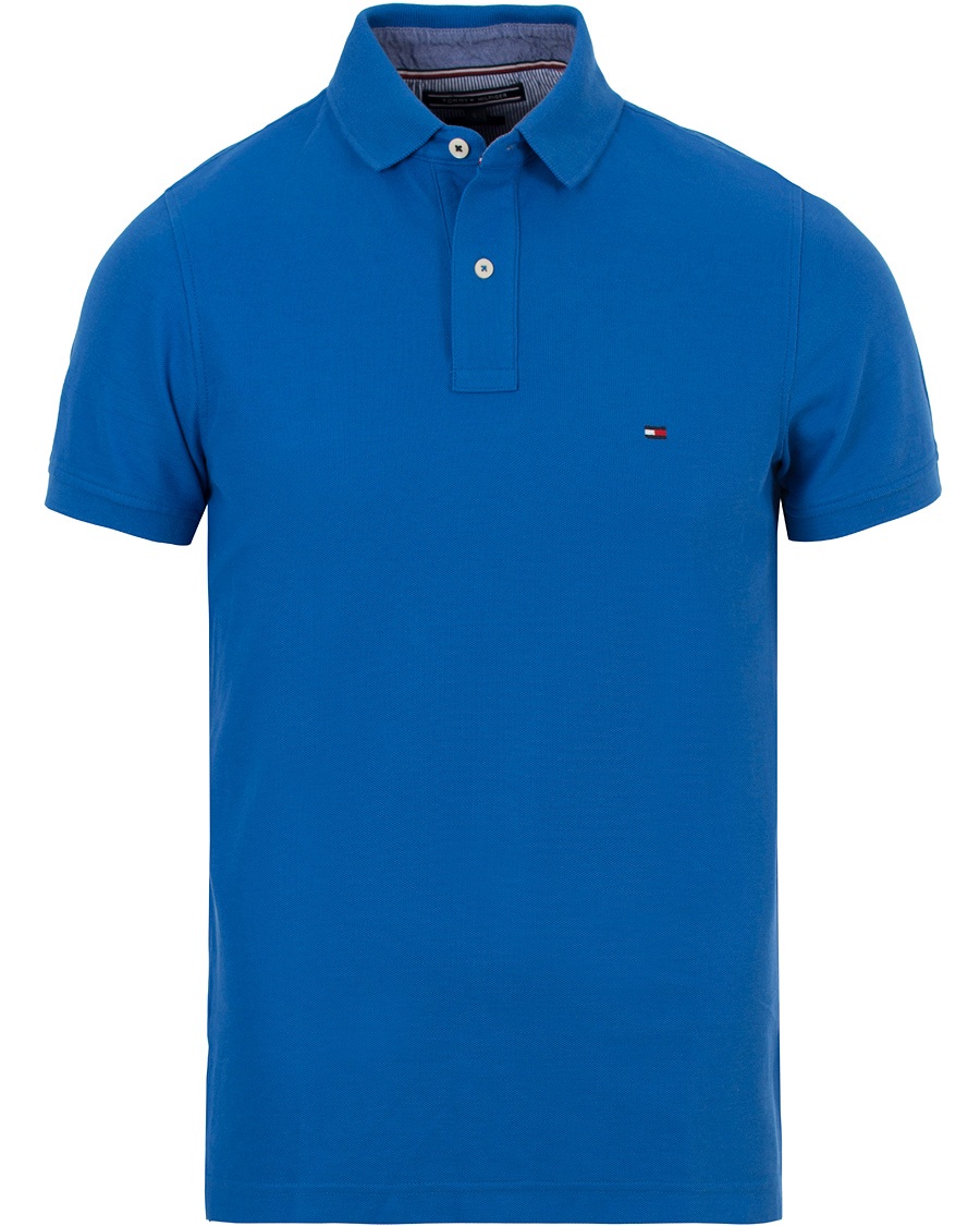 Herr | Pikéer | Tommy Hilfiger | Performance Slim Fit Polo Nautical Blue