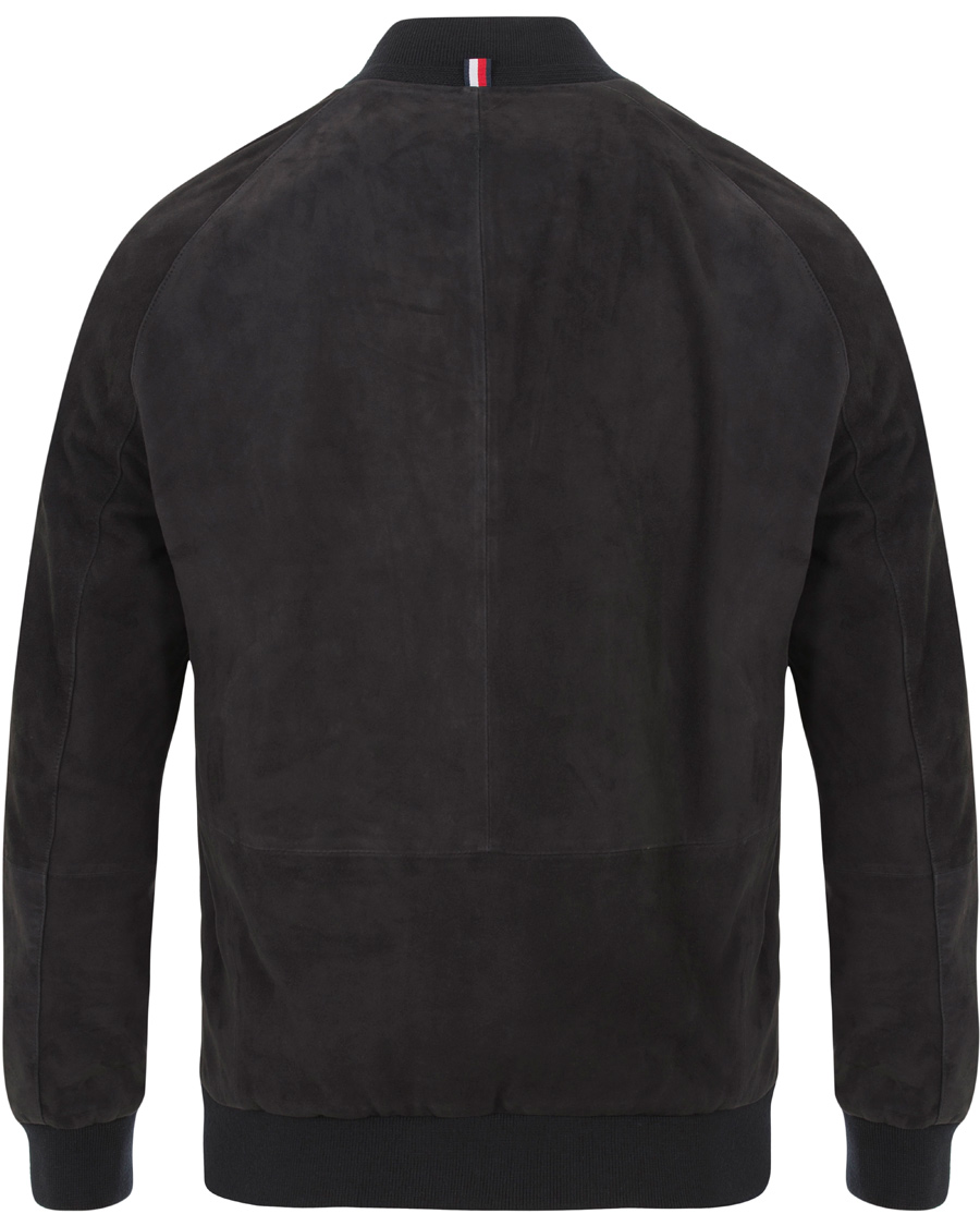 Herr | Jackor | Tommy Hilfiger | Caen Bomber Suede Jacket Midnight