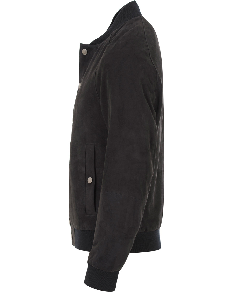 Herr | Jackor | Tommy Hilfiger | Caen Bomber Suede Jacket Midnight