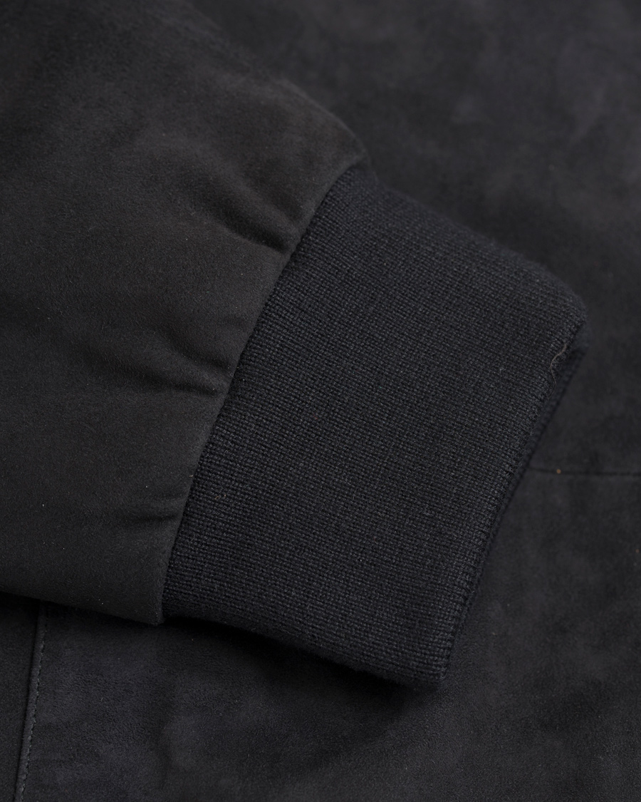 Herr | Jackor | Tommy Hilfiger | Caen Bomber Suede Jacket Midnight