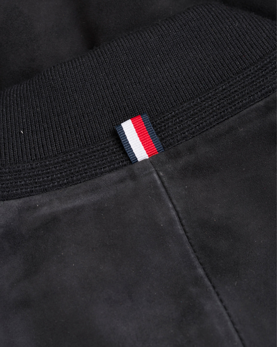 Herr | Jackor | Tommy Hilfiger | Caen Bomber Suede Jacket Midnight