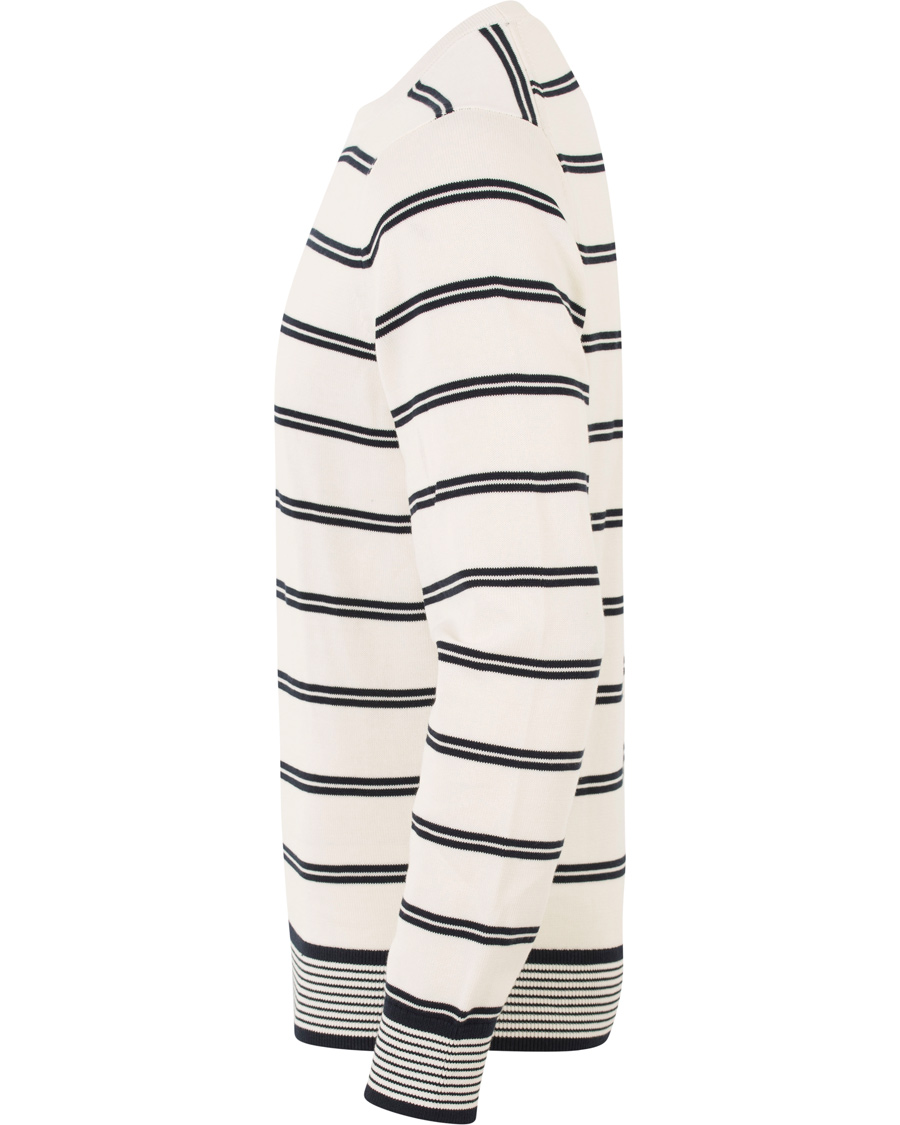 Herr | Tröjor | Tommy Hilfiger | Hendrics Stripe Knitted Crew Neck Snow White