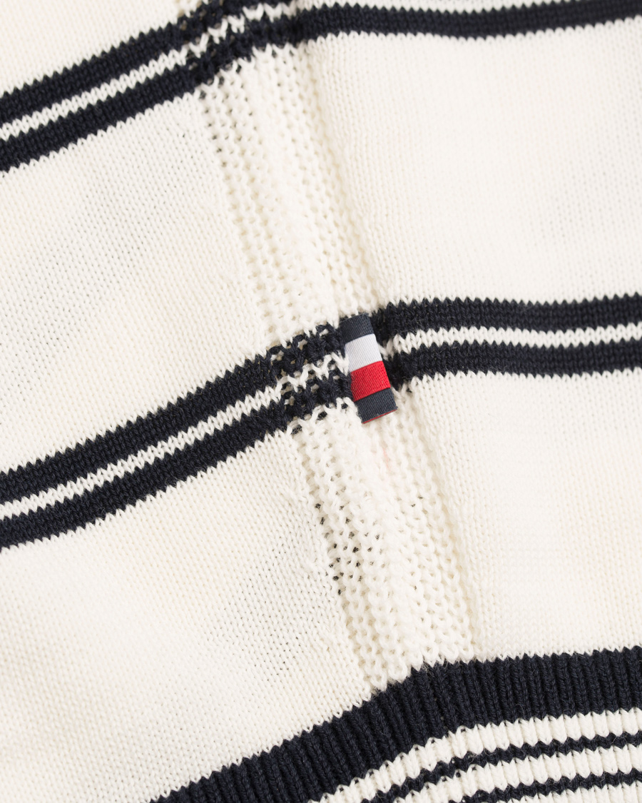 Herr | Tröjor | Tommy Hilfiger | Hendrics Stripe Knitted Crew Neck Snow White