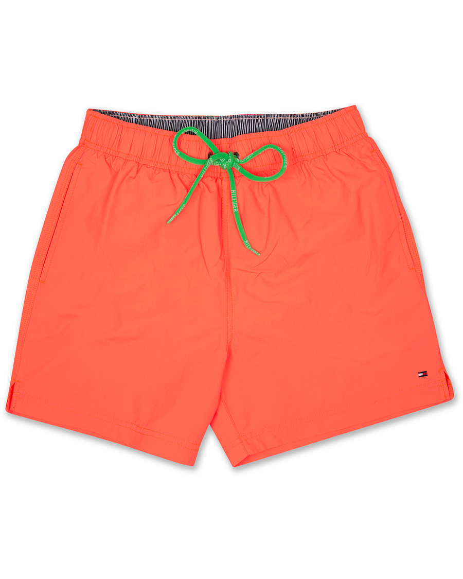 Herr | Badbyxor | Tommy Hilfiger | Solid Swim Trunk Neon Orange