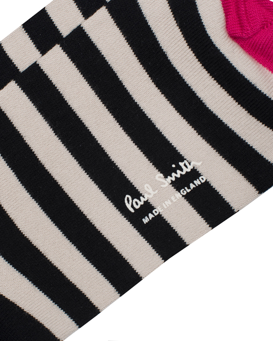 Herr | Underkläder | Paul Smith | Multi Top Stripe Sock Black/White