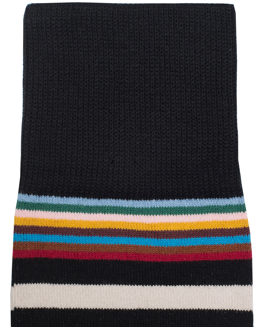 Herr | Underkläder | Paul Smith | Multi Top Stripe Sock Black/White
