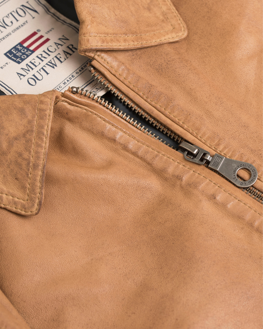 Herr | Jackor | Lexington | Layton Pilot Leather Jacket Cognac
