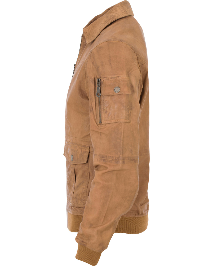Herr | Jackor | Lexington | Layton Pilot Leather Jacket Cognac