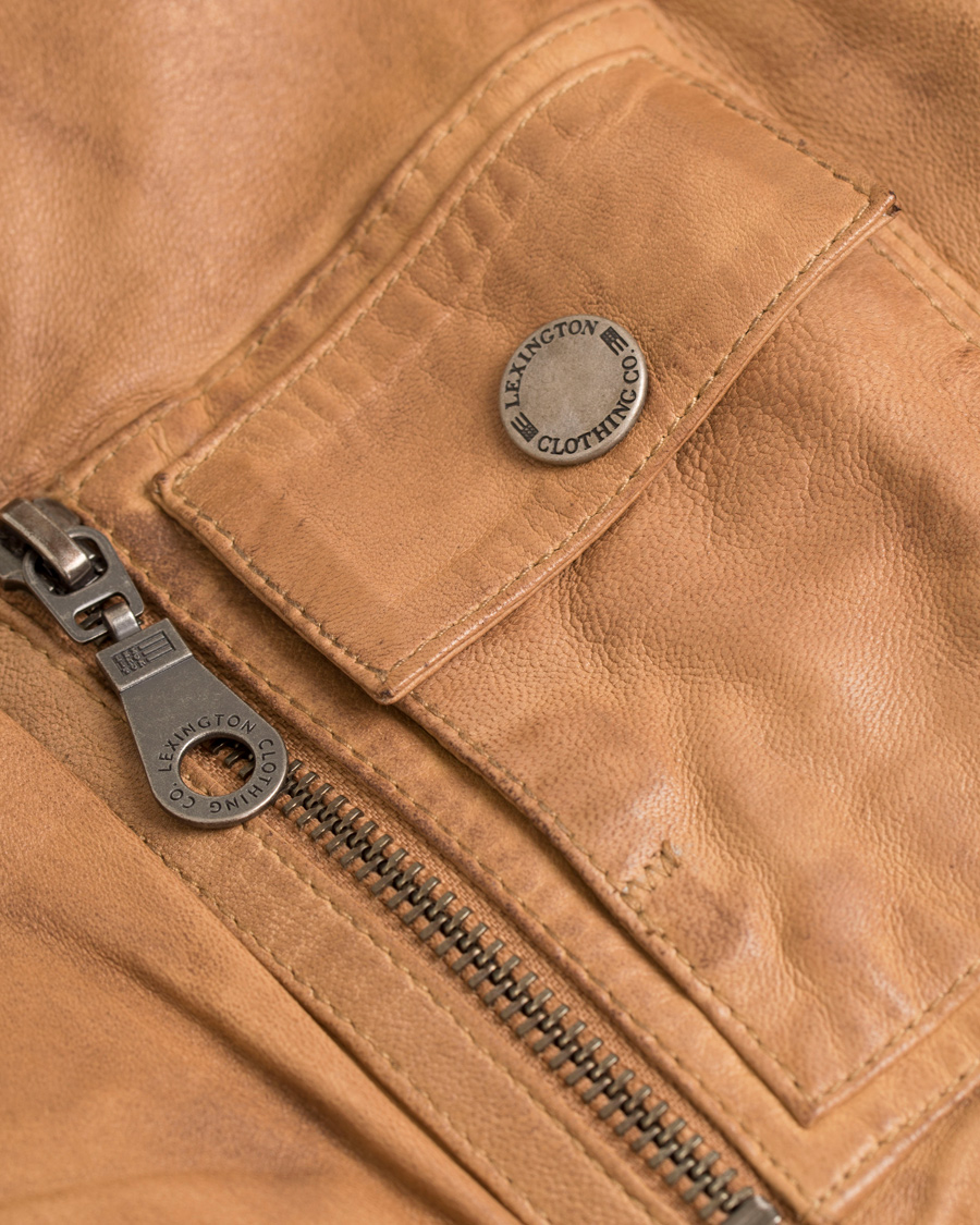 Herr | Jackor | Lexington | Layton Pilot Leather Jacket Cognac