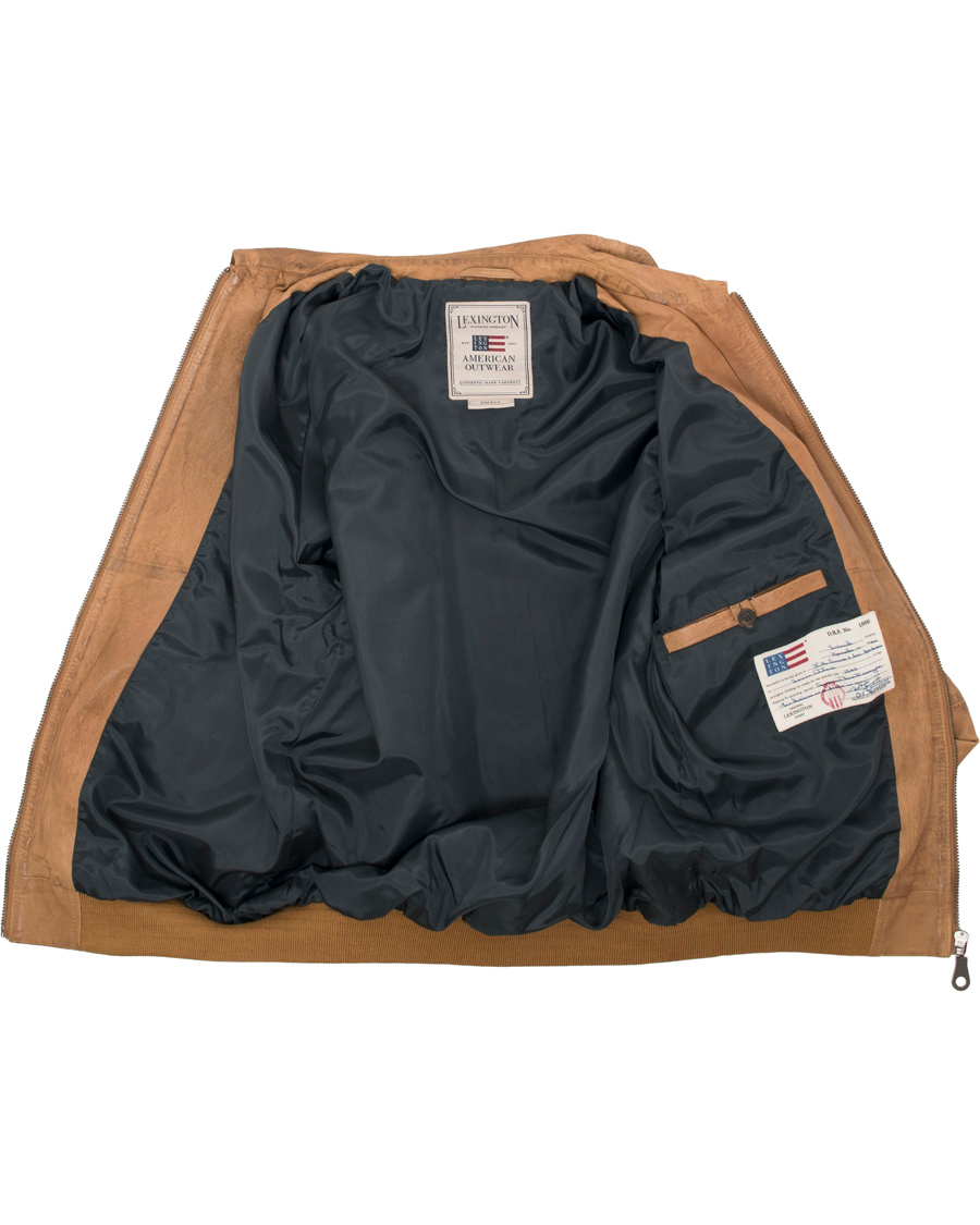 Herr | Jackor | Lexington | Layton Pilot Leather Jacket Cognac
