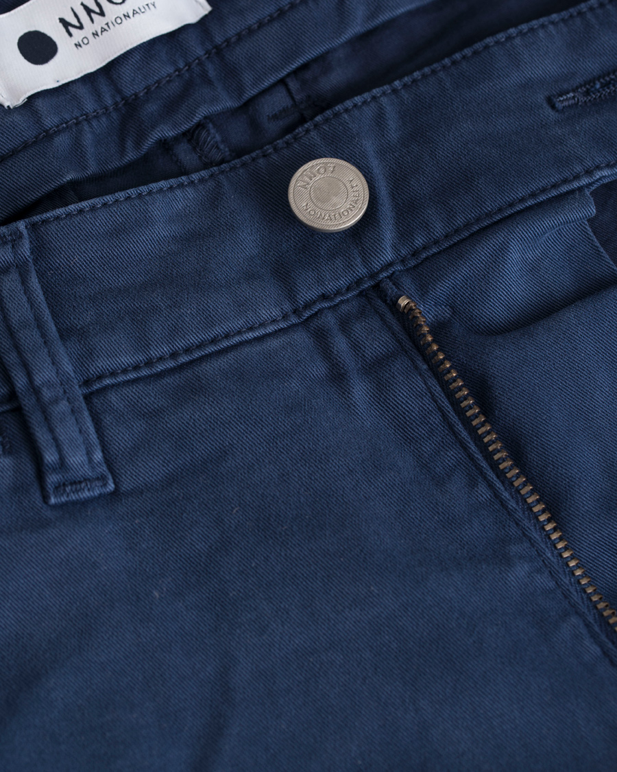 Herr | Byxor | NN07 | Marco 1200 Stretch Chinos Light Navy