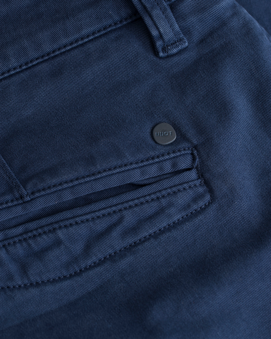Herr | Byxor | NN07 | Marco 1200 Stretch Chinos Light Navy
