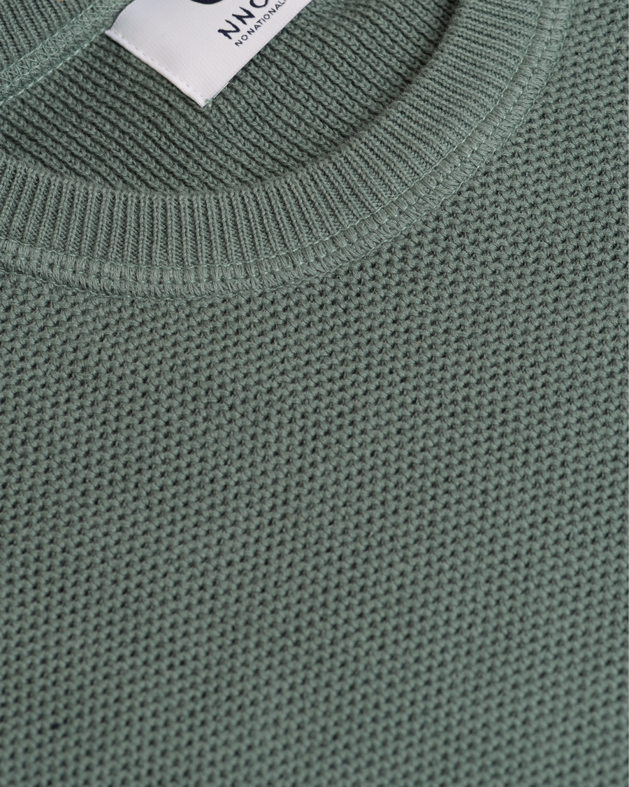 Herr | Tröjor | NN07 | Hubert Knit Green Washed
