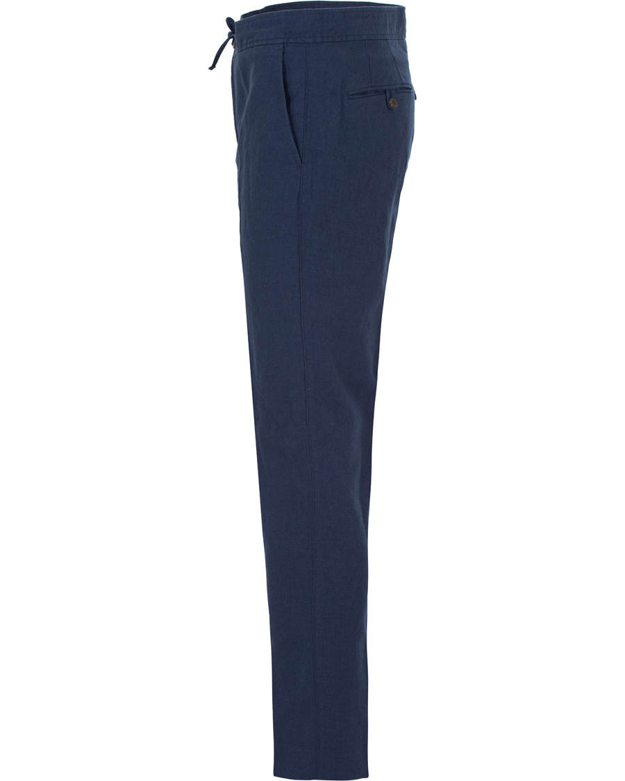 Herr | Byxor | NN07 | Copenhagen Cotton/Linen Trousers Blue