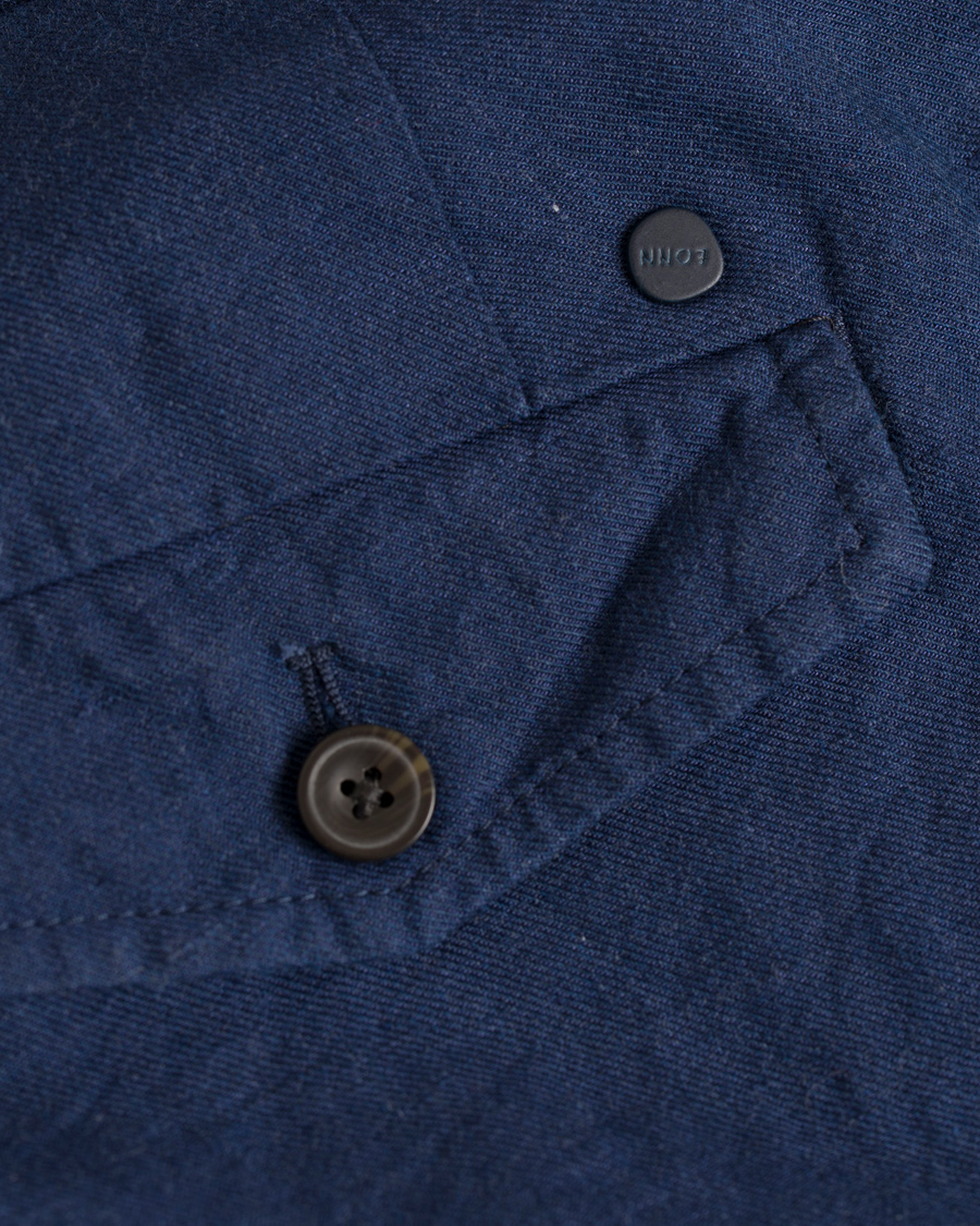 Herr | Byxor | NN07 | Copenhagen Cotton/Linen Trousers Blue