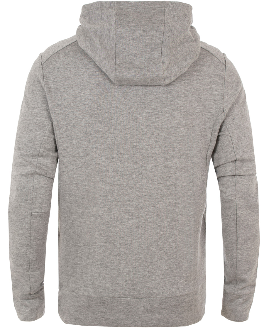 Herr | Tröjor | Ralph Lauren Purple Label | Pima Lounge Hood Sweater Silver Melange