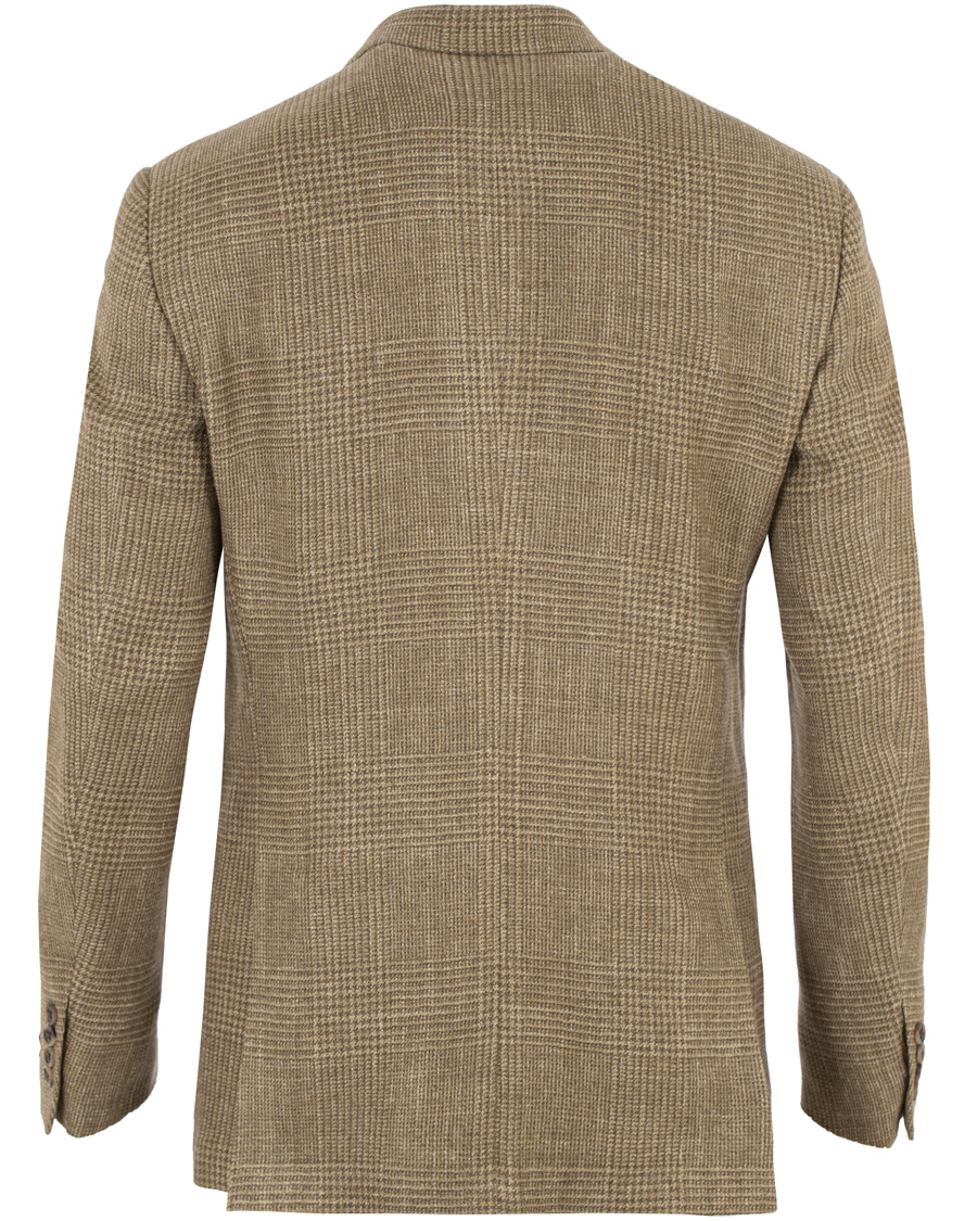 Herr | Kavajer | Polo Ralph Lauren | Polo 1 Glennplaid Silk/Linen Blazer Olive/Brown