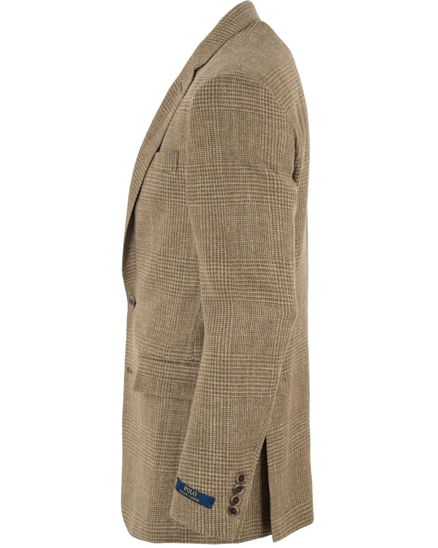 Herr | Kavajer | Polo Ralph Lauren | Polo 1 Glennplaid Silk/Linen Blazer Olive/Brown