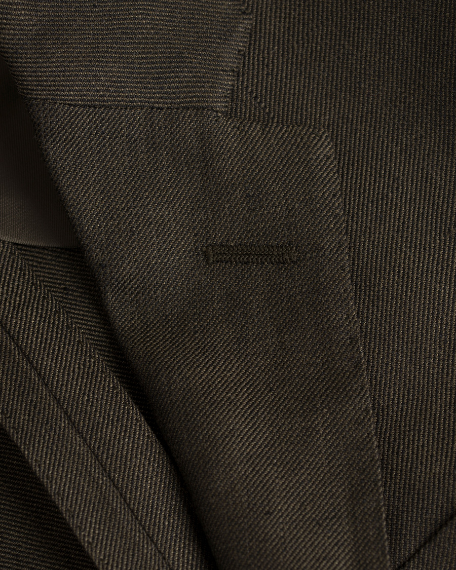Herr | Kavajer | Polo Ralph Lauren | Morgan Yale Linen/Wool Blazer Earth Green