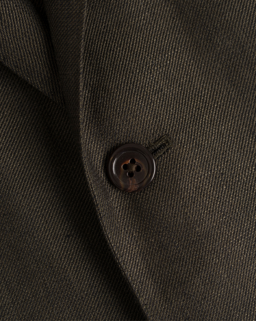 Herr | Kavajer | Polo Ralph Lauren | Morgan Yale Linen/Wool Blazer Earth Green