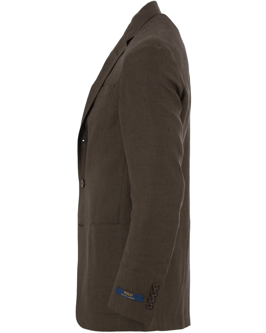 Herr | Kavajer | Polo Ralph Lauren | Morgan Yale Linen/Wool Blazer Earth Green