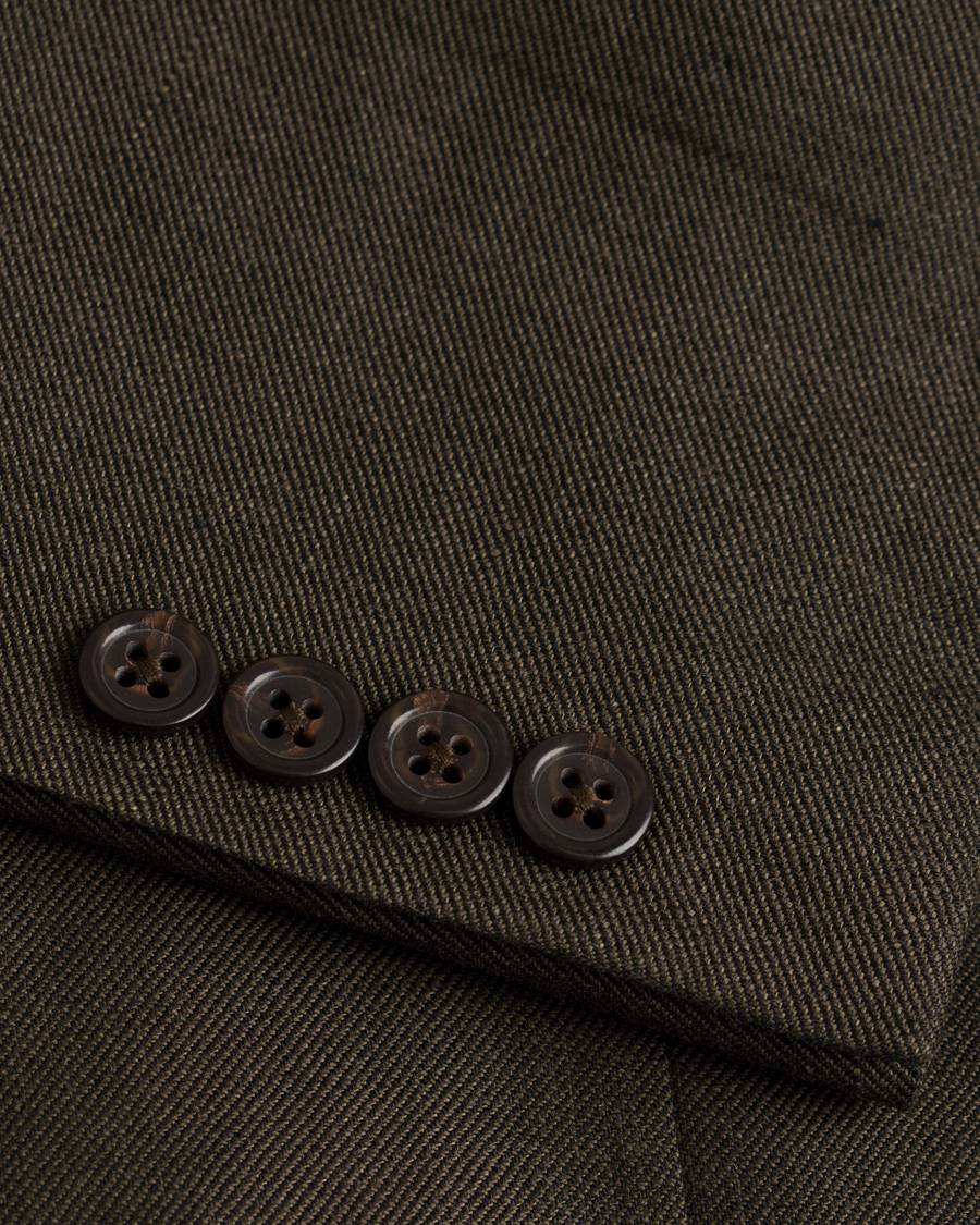 Herr | Kavajer | Polo Ralph Lauren | Morgan Yale Linen/Wool Blazer Earth Green