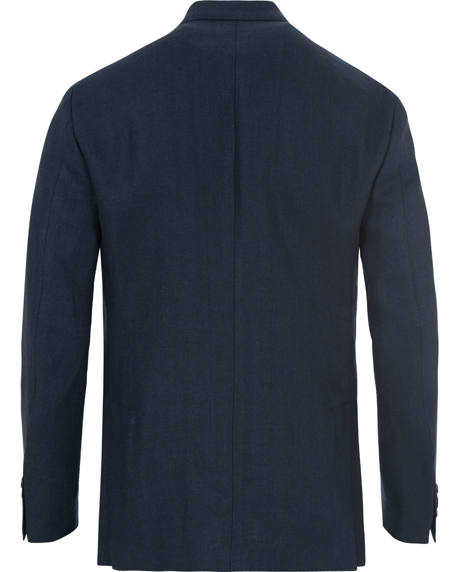 Herr | Kavajer | Polo Ralph Lauren | Morgan Yale Linen Herringbone Blazer Navy