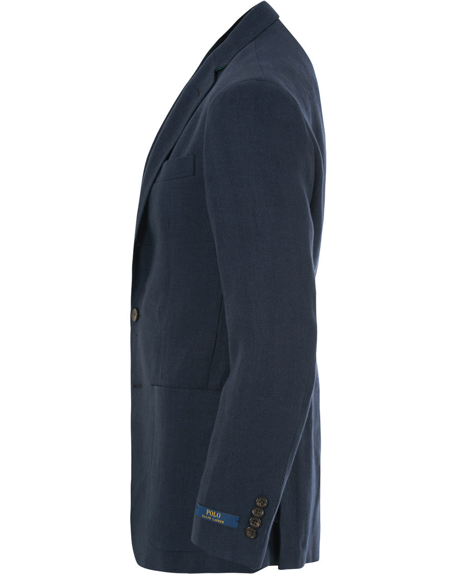 Herr | Kavajer | Polo Ralph Lauren | Morgan Yale Linen Herringbone Blazer Navy