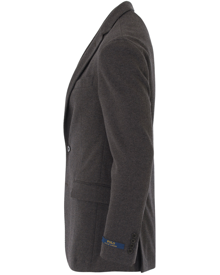 Herr | Kavajer | Polo Ralph Lauren | Morgan Knit Cotton Patch Pocket Sportscoat Charcoal