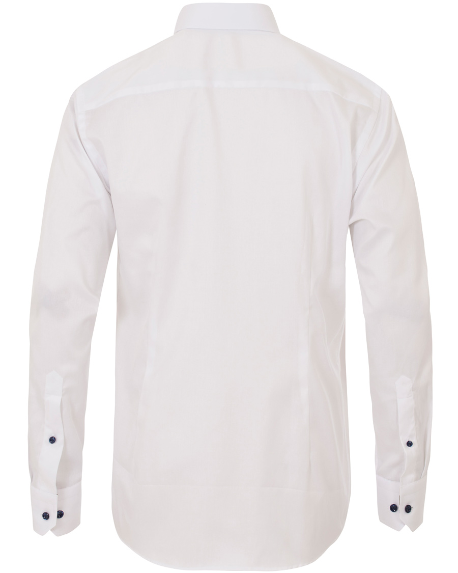 Herr | Skjortor | Eton | Slim Fit Signature Twill Contrast Shirt White