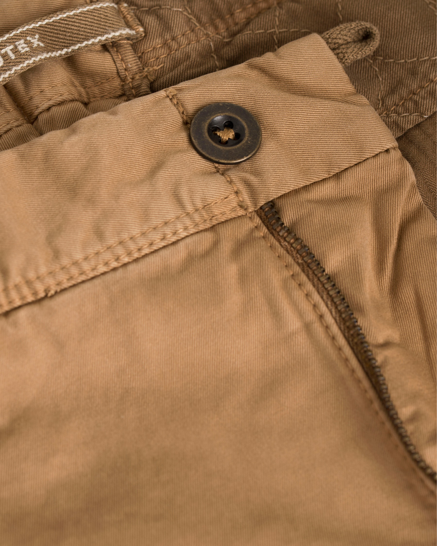Herr | Byxor | Incotex | Slim Fit Stretch Slacks Khaki