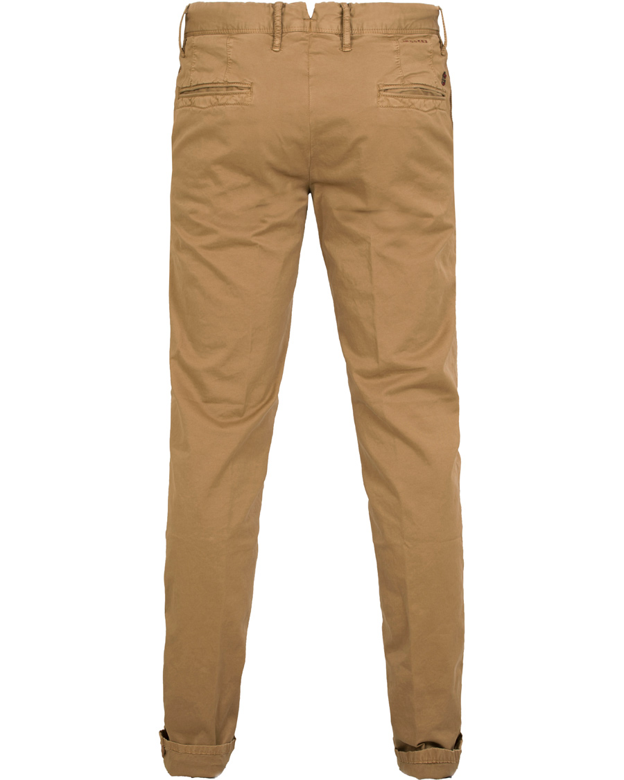 Herr | Byxor | Incotex | Slim Fit Stretch Slacks Khaki