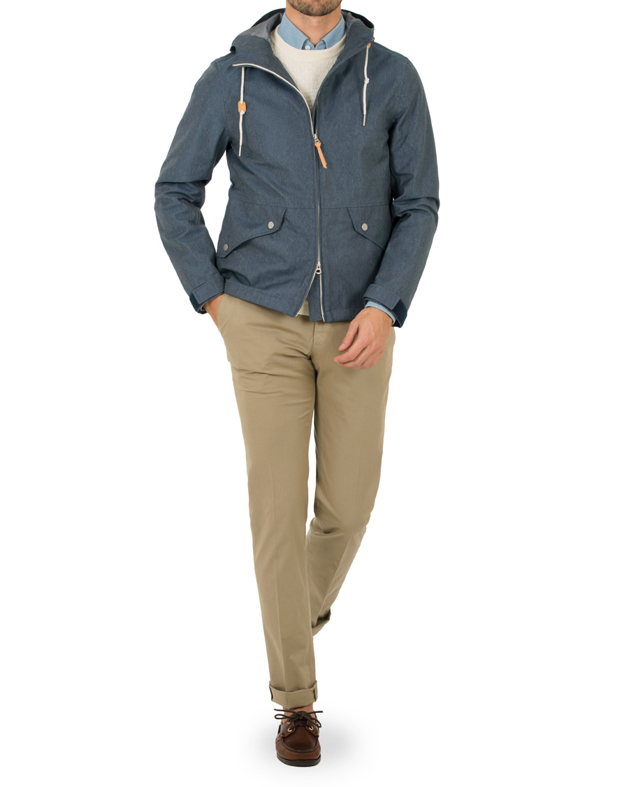 Herr | Byxor | Incotex | Slim Fit Stretch Chinos Khaki