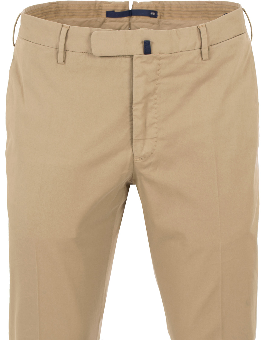 Herr | Byxor | Incotex | Slim Fit Stretch Chinos Khaki
