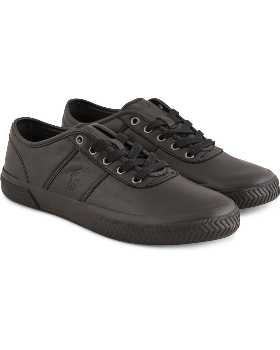 Herr | Polo Ralph Lauren Tyrian Calf Sneaker Black | Polo Ralph Lauren | Tyrian Calf Sneaker Black