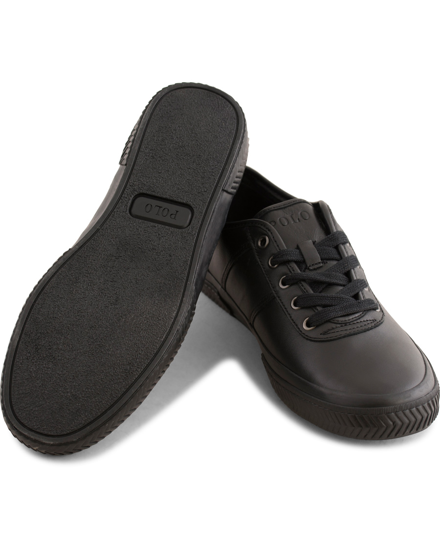 Herr | Polo Ralph Lauren Tyrian Calf Sneaker Black | Polo Ralph Lauren | Tyrian Calf Sneaker Black