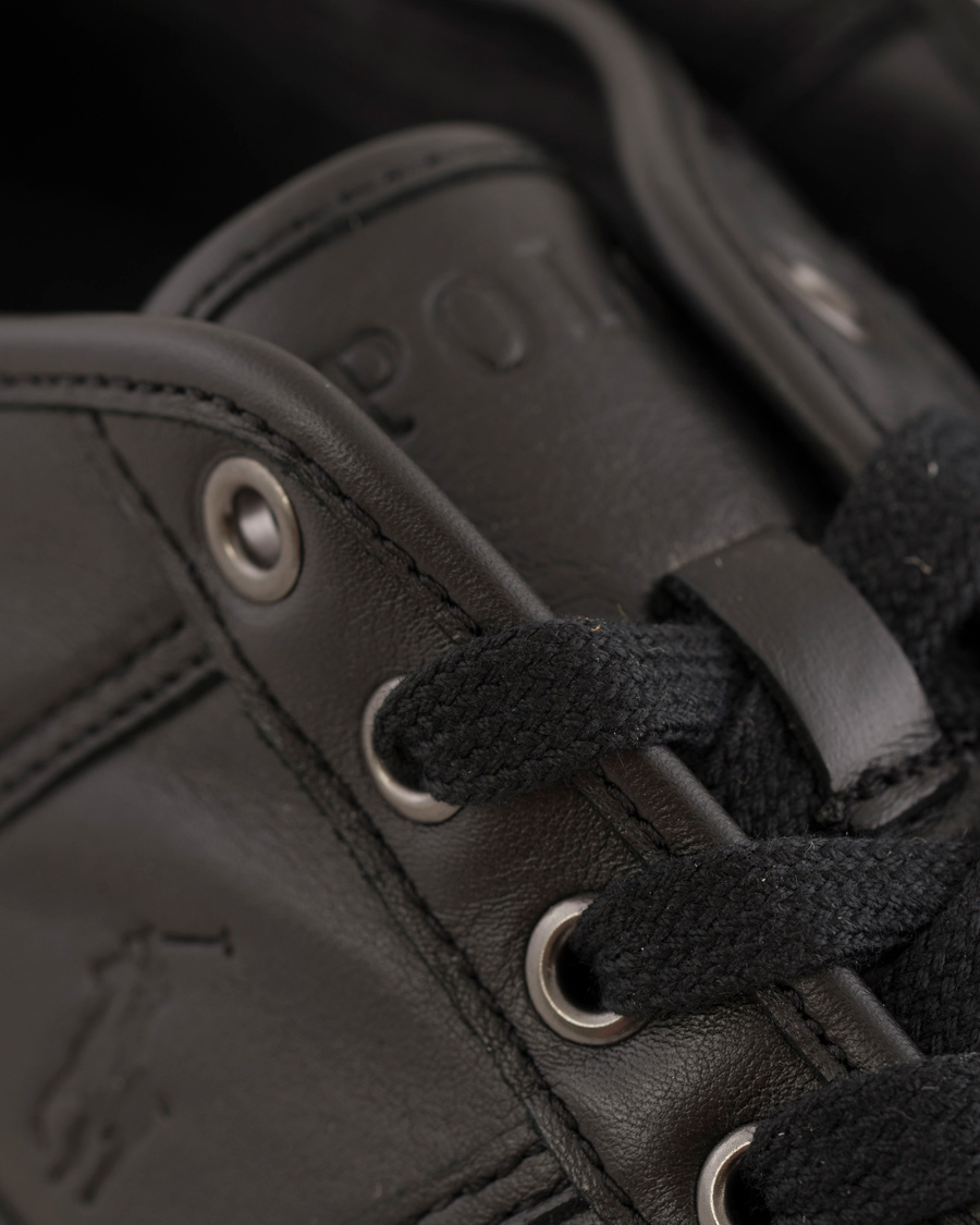 Herr | Polo Ralph Lauren Tyrian Calf Sneaker Black | Polo Ralph Lauren | Tyrian Calf Sneaker Black