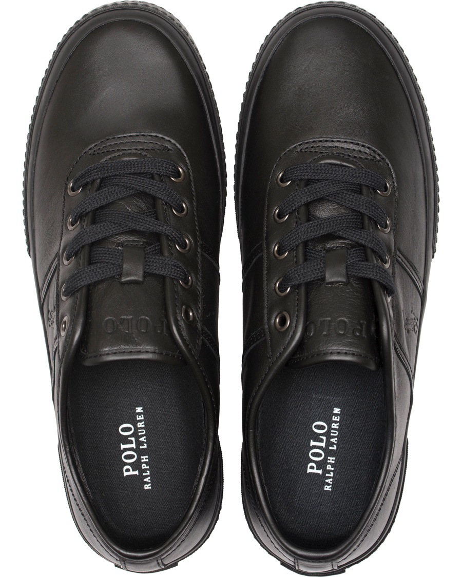 Herr | Polo Ralph Lauren Tyrian Calf Sneaker Black | Polo Ralph Lauren | Tyrian Calf Sneaker Black