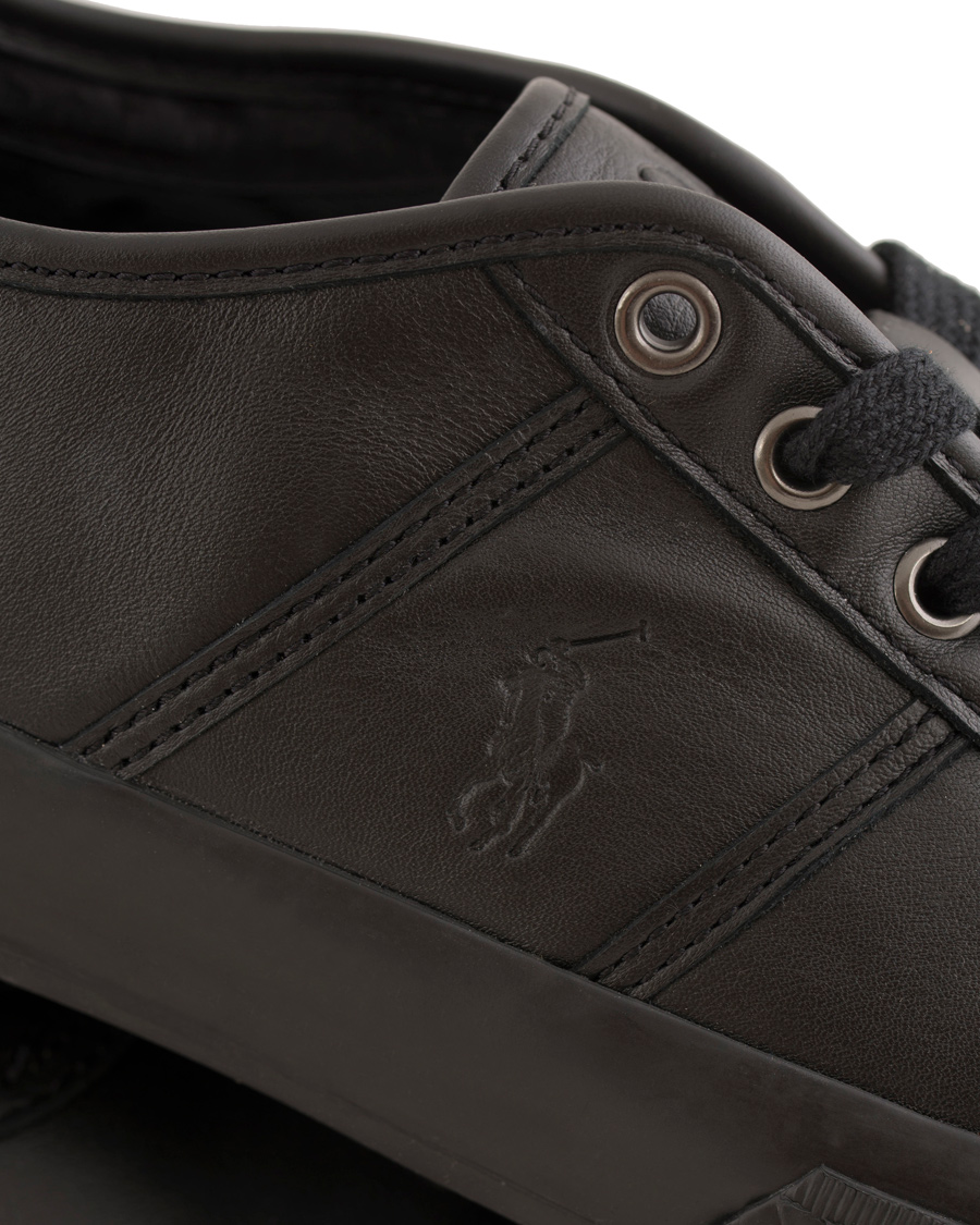 Herr | Polo Ralph Lauren Tyrian Calf Sneaker Black | Polo Ralph Lauren | Tyrian Calf Sneaker Black