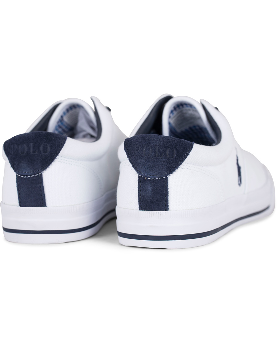 Herr | Polo Ralph Lauren Vaughn Canvas Sneaker Pure White | Polo Ralph Lauren | Vaughn Canvas Sneaker Pure White