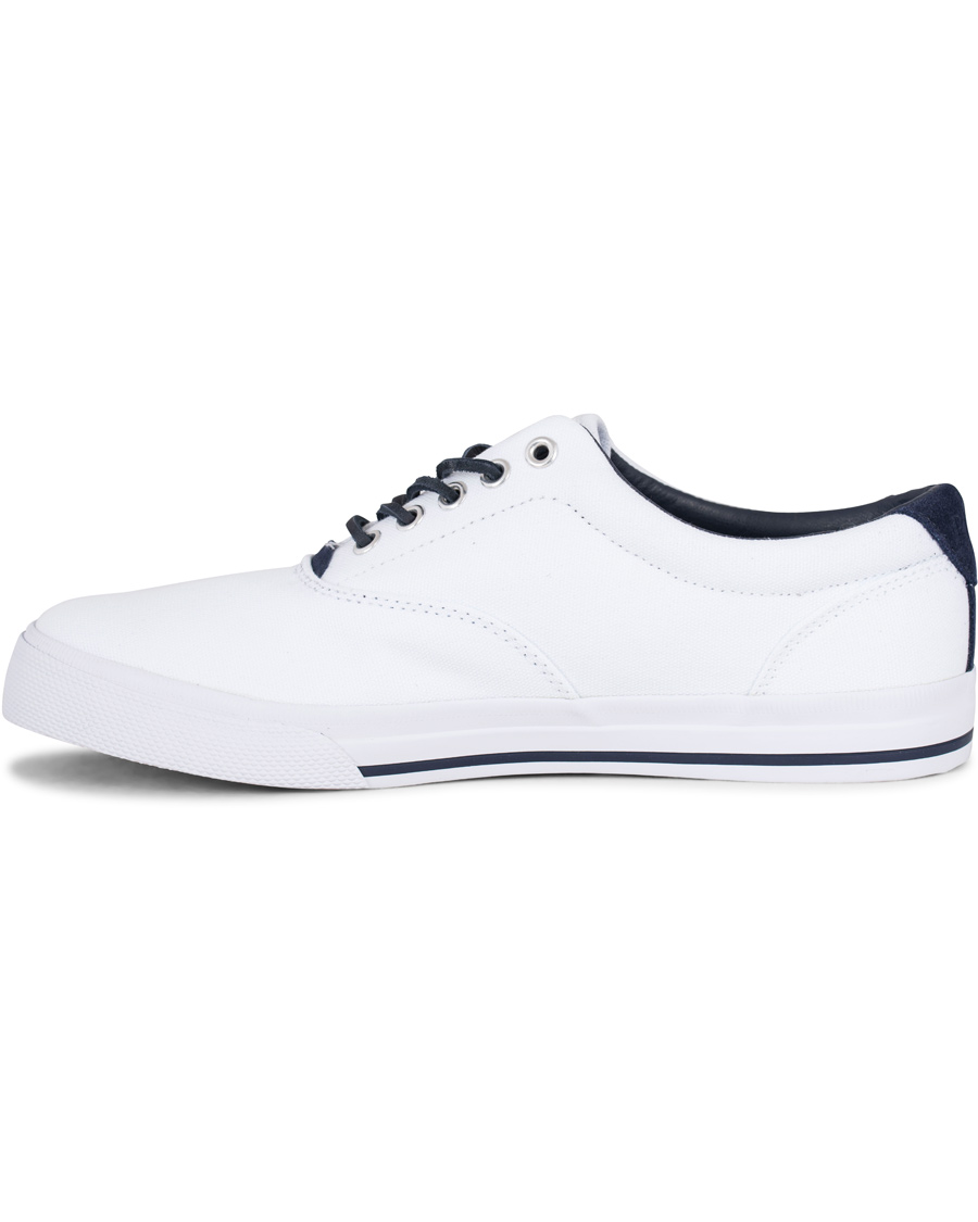 Herr | Polo Ralph Lauren Vaughn Canvas Sneaker Pure White | Polo Ralph Lauren | Vaughn Canvas Sneaker Pure White