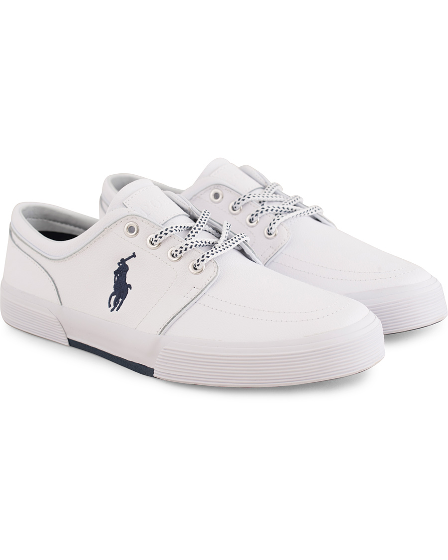 Herr | Polo Ralph Lauren Faxon Low Leather Sneaker White | Polo Ralph Lauren | Faxon Low Leather Sneaker White